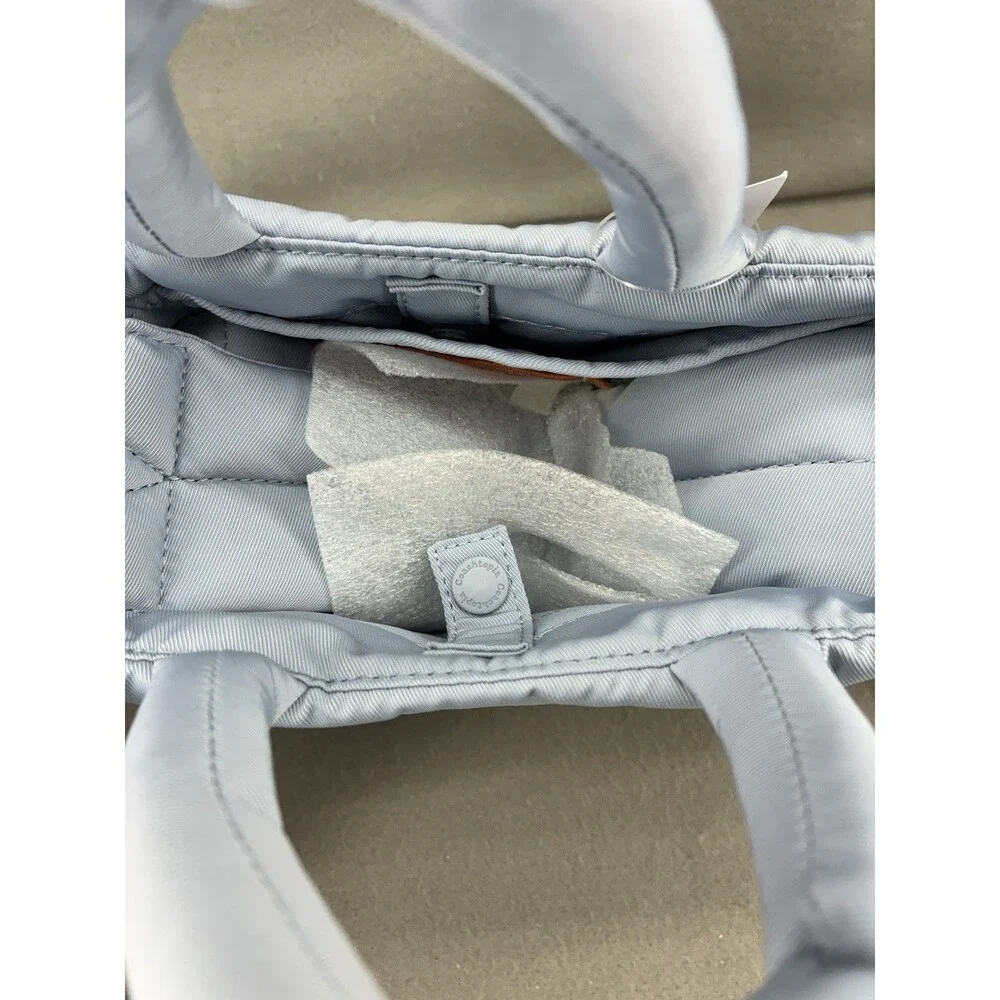 Coach Coachtopia Mini Puffy Tote Light Twilight Blue NWT Mushroom Patch Bag
